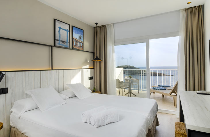hotel florida Double vue sur la mer avec terrasse 